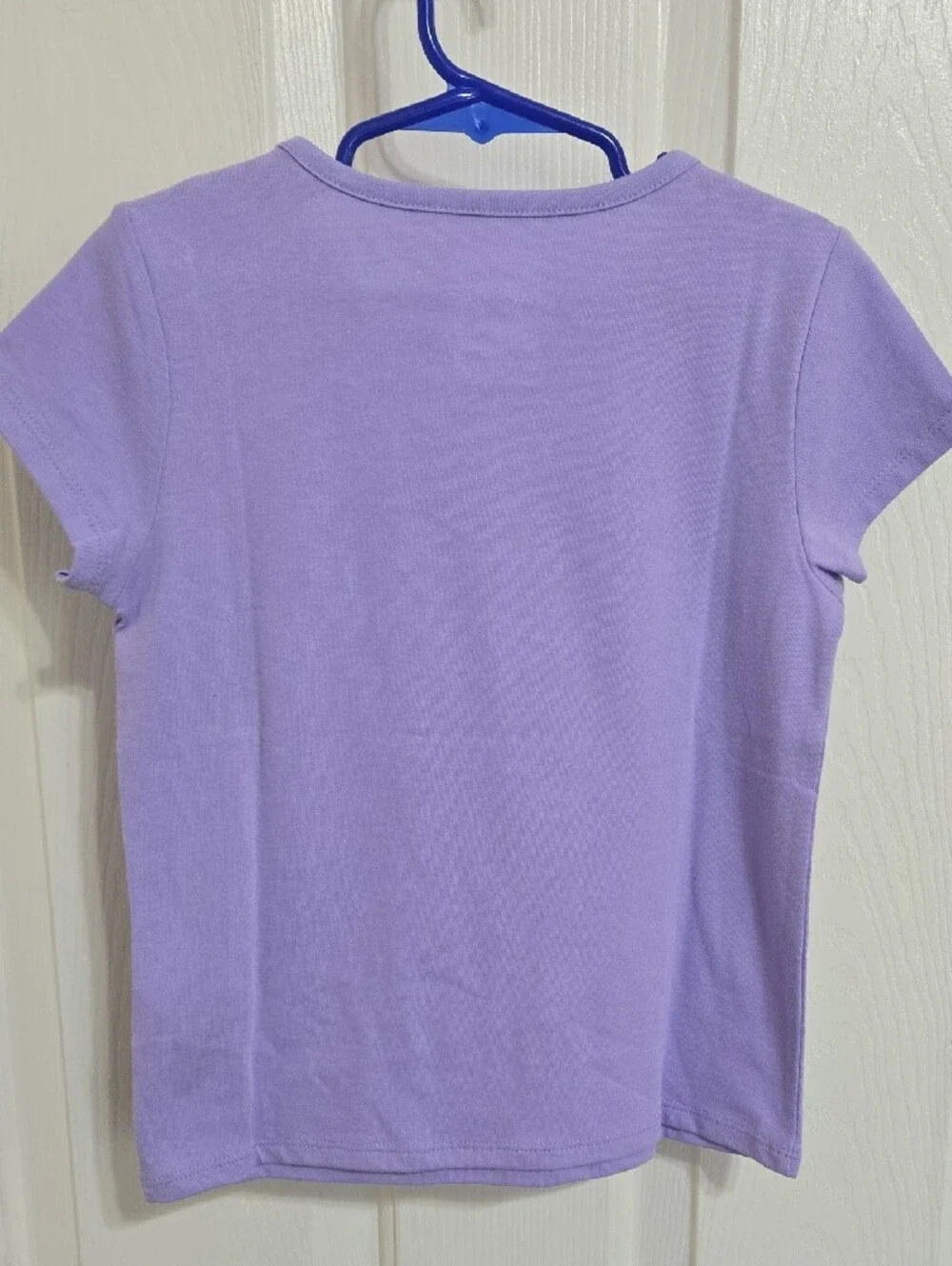 wonder nation Lavender Unicorn Tee with Iridescent Wings